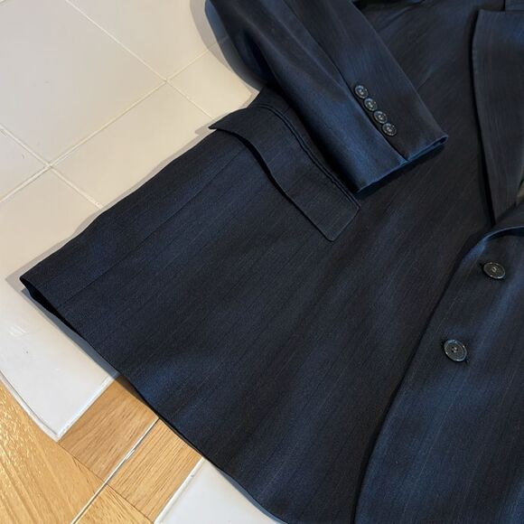 EVAN-PICONE Men’s Wool Blazer Jacket Black Size 46 USA - Picture 6 of 10